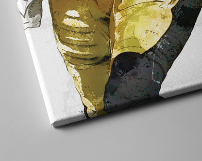 Hines Ward Poster Pittsburgh Steelers Painting Football Hand Made Posters Canvas Print Kids Wall Art Home Man Cave Gift Decor