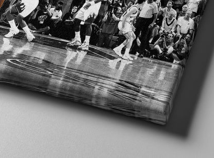 Michael Jordan The Last Shot Poster Chicago Bulls Basketball Hand Made Posters Canvas Print Wall Art Home Decor